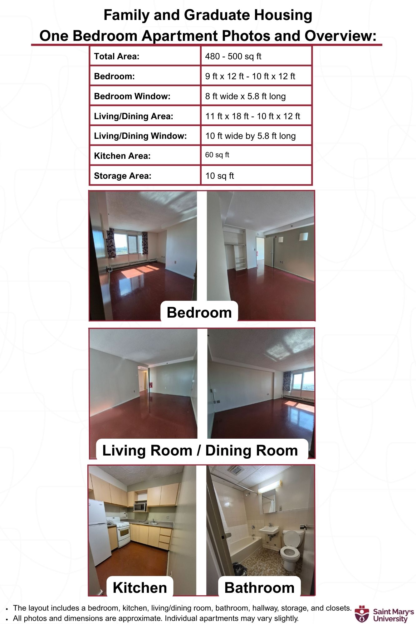Photos and details of 1 bedroom FGH apartment