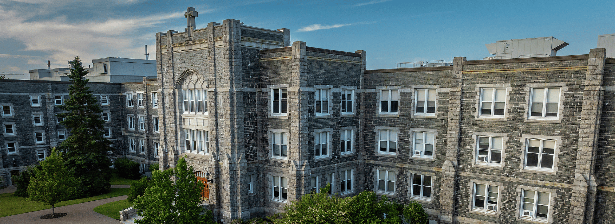 The front of the McNally building