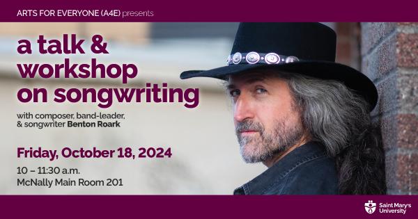 a talk &  workshop  on songwriting